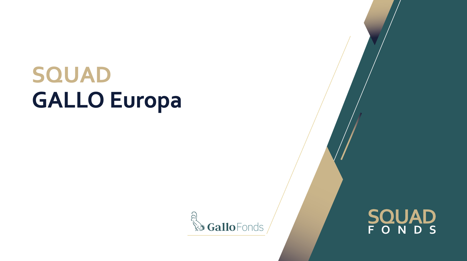 Investieren in Europas Hidden Champions: Werfen Sie in unserem Webinar einen Blick auf den SQUAD Gallo Europa